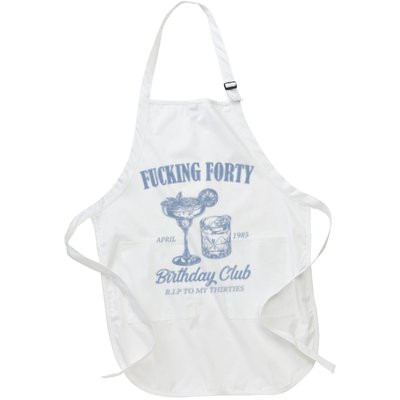 Fucking Forty Birthday Club Funny Apron