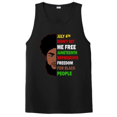 Freedom For Black People Celebrate Juneteenth 1865 Gift PosiCharge Competitor Tank