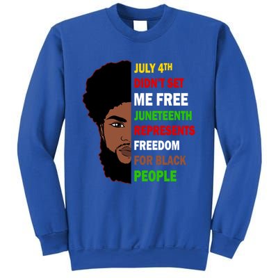 Freedom For Black People Celebrate Juneteenth 1865 Gift Sweatshirt