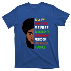 Freedom For Black People Celebrate Juneteenth 1865 Gift T-Shirt