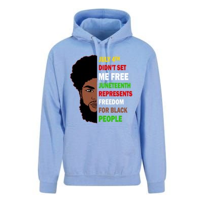 Freedom For Black People Celebrate Juneteenth 1865 Gift Unisex Surf Hoodie