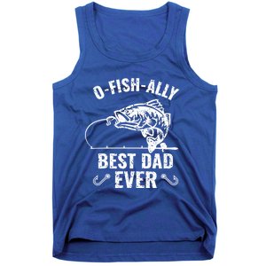 Funny Fishing Best Dad Ever Gift Tank Top