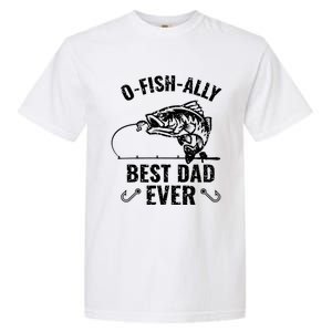 Funny Fishing Best Dad Ever Gift Garment-Dyed Heavyweight T-Shirt