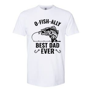 Funny Fishing Best Dad Ever Gift Softstyle CVC T-Shirt