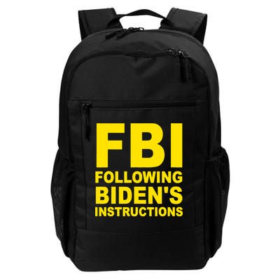 FBI Following Bidens Instructions Apparel Backpack