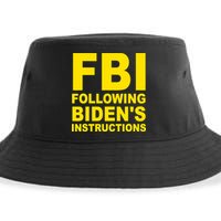 FBI Following Bidens Instructions Apparel Sustainable Bucket Hat