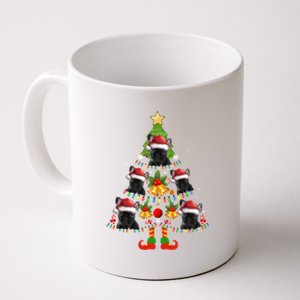 Funny French Bulldog Christmas Lights Tree Dog Lover Xmas Gift Coffee Mug