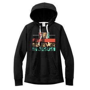 FBI Firm Believer In Jesus Motivational Christian Lover Women's Fleece Hoodie