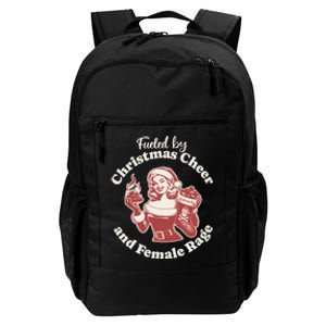 Funny Fueled By Christmas Cheer And Female Rage Patriarchy Daily Commute Backpack