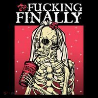 Fucking Finally Bride Bachelorette Engagement Party Bride Women's V-Neck T-Shirt