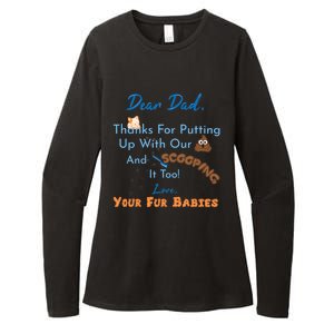 From Fur Babies for Father - Father's Day Cat Dad Womens CVC Long Sleeve Shirt