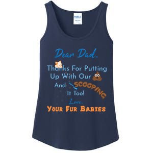 From Fur Babies for Father - Father's Day Cat Dad Ladies Essential Tank