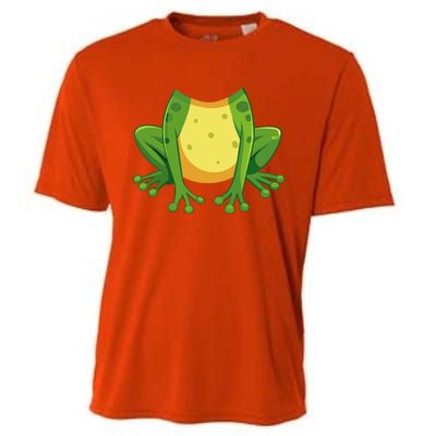 Funny Frog Body Diy Costume Animal Cosplay Halloween Day Cooling Performance Crew T-Shirt