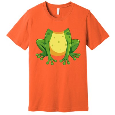 Funny Frog Body Diy Costume Animal Cosplay Halloween Day Premium T-Shirt