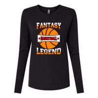 Funny Fantasy Basketball Legend For Bball Fan Womens Cotton Relaxed Long Sleeve T-Shirt