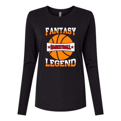 Funny Fantasy Basketball Legend For Bball Fan Womens Cotton Relaxed Long Sleeve T-Shirt