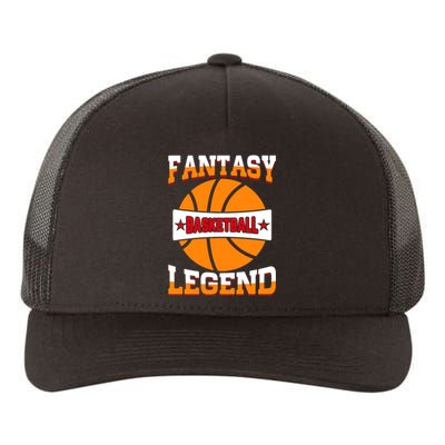 Funny Fantasy Basketball Legend For Bball Fan Yupoong Adult 5-Panel Trucker Hat