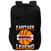 Funny Fantasy Basketball Legend For Bball Fan Impact Tech Backpack