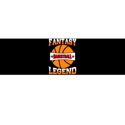 Funny Fantasy Basketball Legend For Bball Fan Bumper Sticker