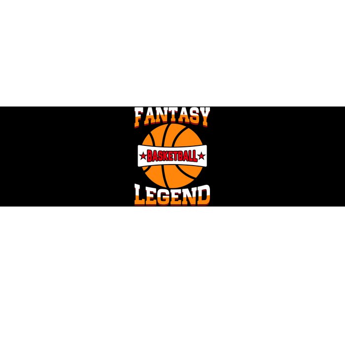 Funny Fantasy Basketball Legend For Bball Fan Bumper Sticker