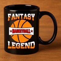Funny Fantasy Basketball Legend For Bball Fan 11oz C Handle Ceramic Mug