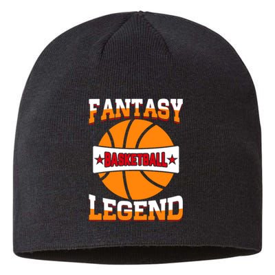 Funny Fantasy Basketball Legend For Bball Fan Sustainable Beanie