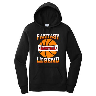 Funny Fantasy Basketball Legend For Bball Fan Women's Pullover Hoodie