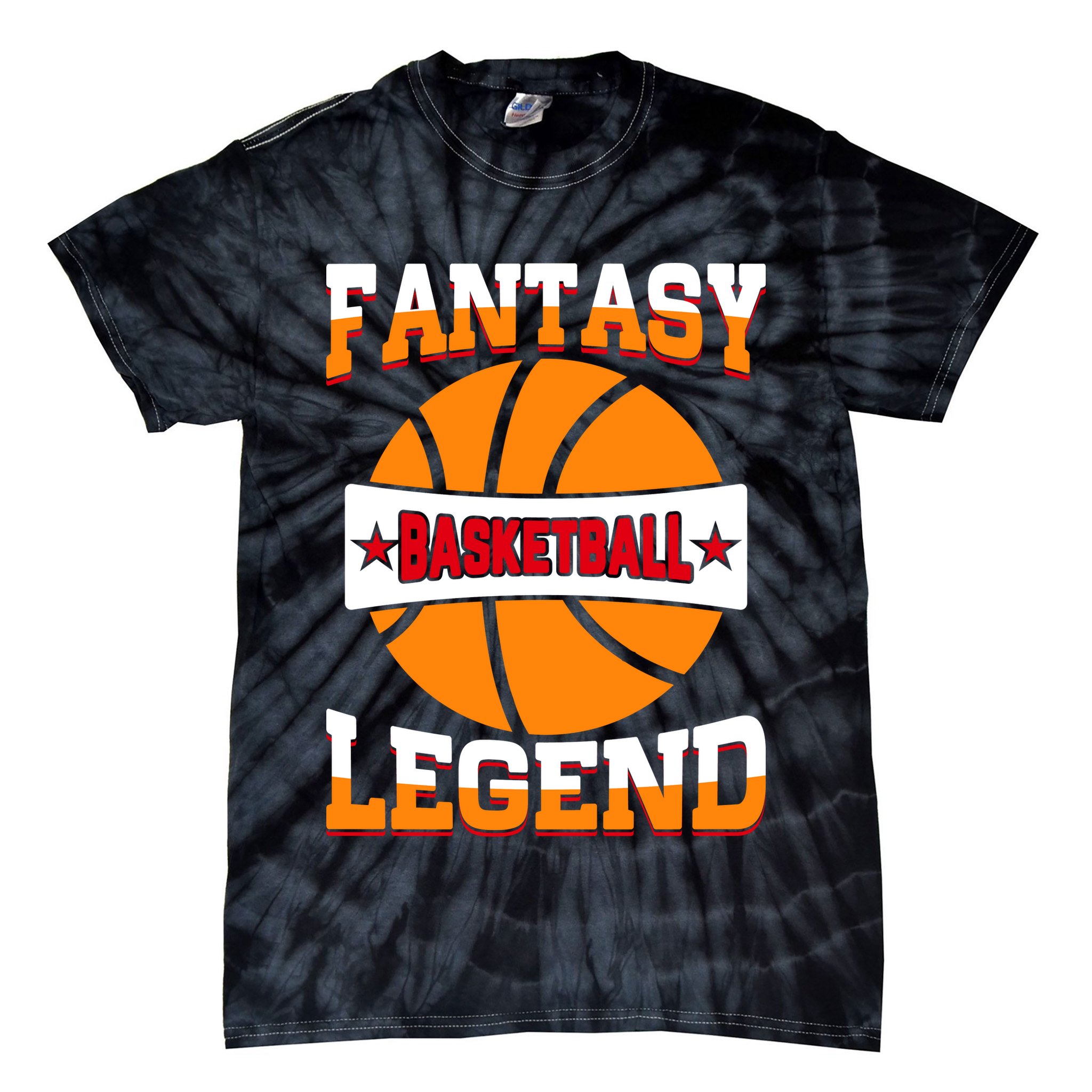 Funny Fantasy Basketball Legend For Bball Fan Tie-Dye T-Shirt