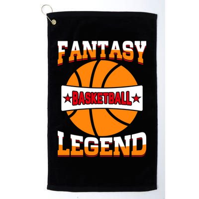 Funny Fantasy Basketball Legend For Bball Fan Golf Towel