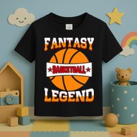 Funny Fantasy Basketball Legend For Bball Fan Toddler T-Shirt