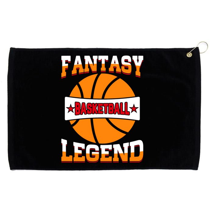 Funny Fantasy Basketball Legend For Bball Fan Grommeted Golf Towel