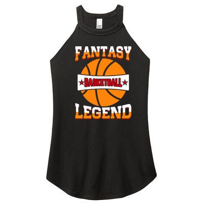 Funny Fantasy Basketball Legend For Bball Fan Women's Perfect Tri Rocker Tank