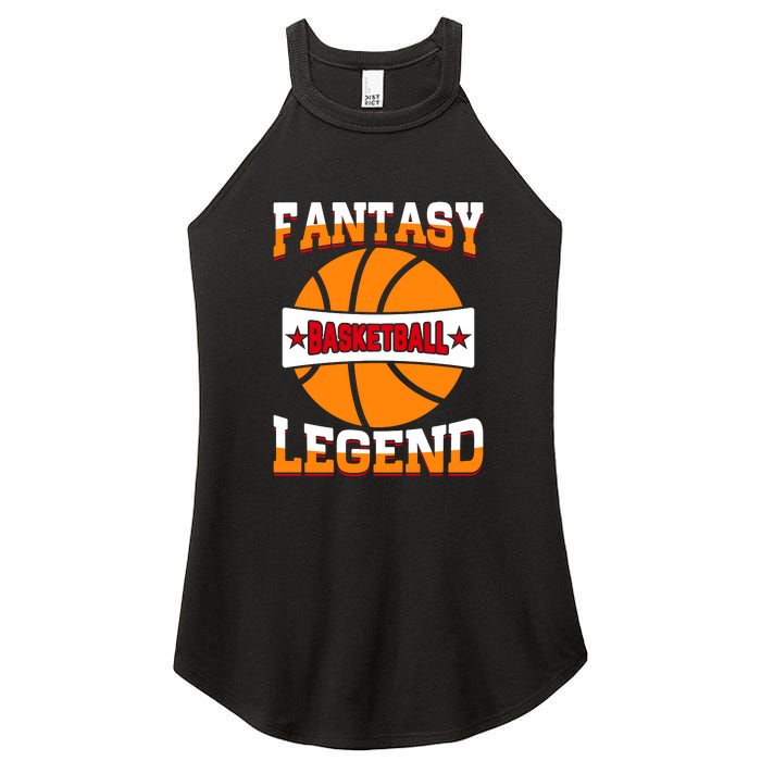 Funny Fantasy Basketball Legend For Bball Fan Women's Perfect Tri Rocker Tank