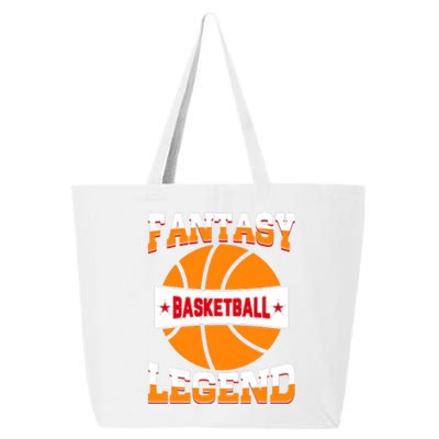 Funny Fantasy Basketball Legend For Bball Fan 25L Jumbo Tote