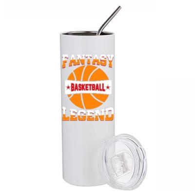 Funny Fantasy Basketball Legend For Bball Fan Stainless Steel Tumbler