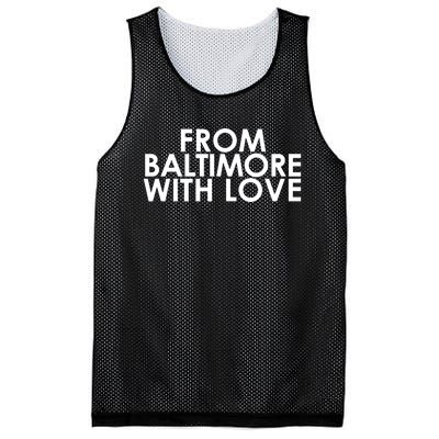 Frombaltimorewithlove From Baltimore With Love Mesh Reversible Basketball Jersey Tank