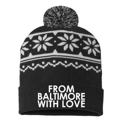 Frombaltimorewithlove From Baltimore With Love USA-Made Snowflake Beanie