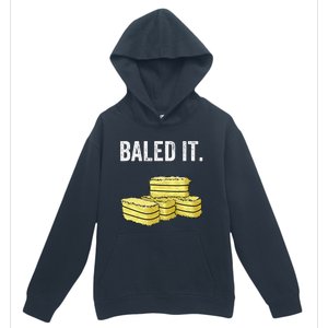 Funny Farming Baled It. Farm Joke Hay Bale Pun Urban Pullover Hoodie