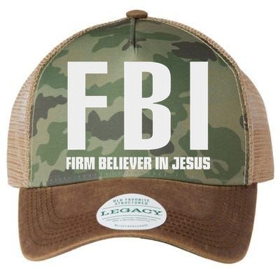 Fbi Firm Believer In Jesus Legacy Tie Dye Trucker Hat