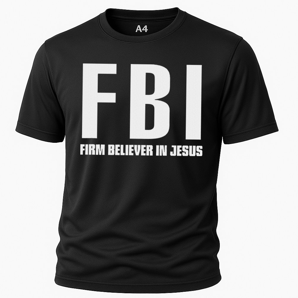 Fbi Firm Believer In Jesus Cooling Performance Crew T-Shirt