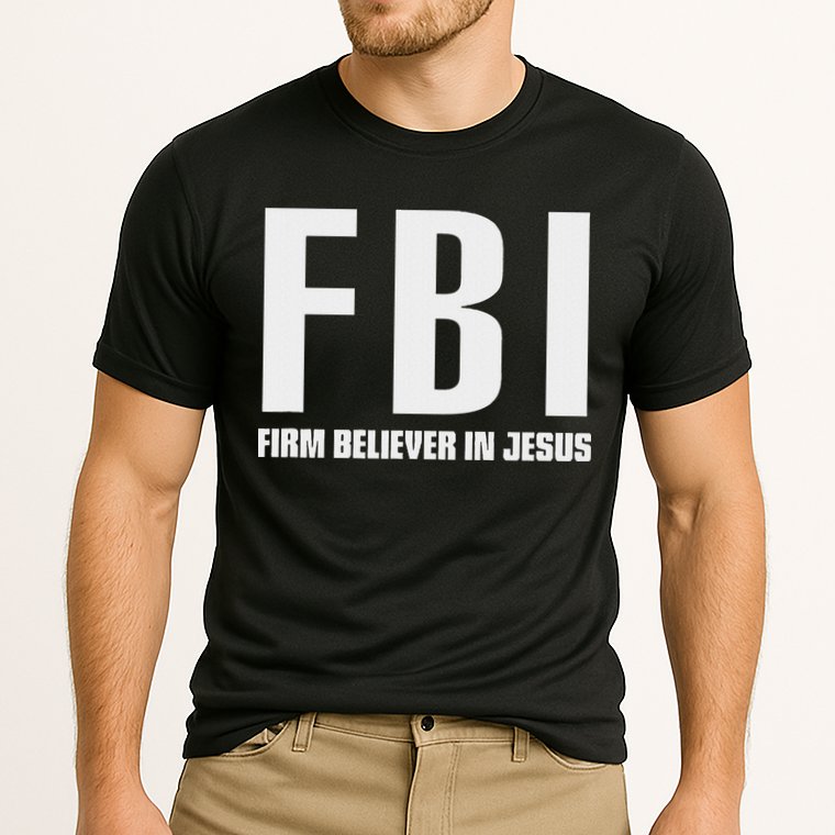 Fbi Firm Believer In Jesus Cooling Performance Crew T-Shirt