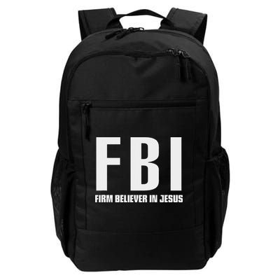 Fbi Firm Believer In Jesus Backpack