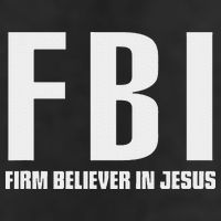 Fbi Firm Believer In Jesus Golf Towel