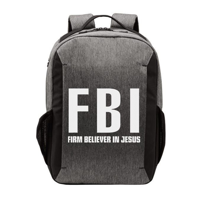 Fbi Firm Believer In Jesus Vector Backpack