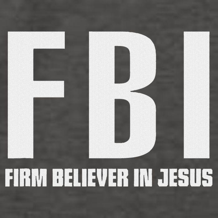 Fbi Firm Believer In Jesus Vector Backpack
