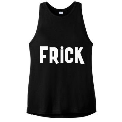 Frick Funny Best Friend Buddy Partner In Crime Matching Ladies PosiCharge Tri-Blend Wicking Tank