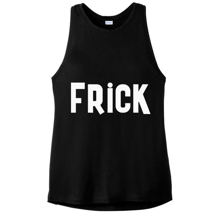 Frick Funny Best Friend Buddy Partner In Crime Matching Ladies PosiCharge Tri-Blend Wicking Tank