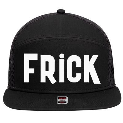 Frick Funny Best Friend Buddy Partner In Crime Matching 7 Panel Mesh Trucker Snapback Hat
