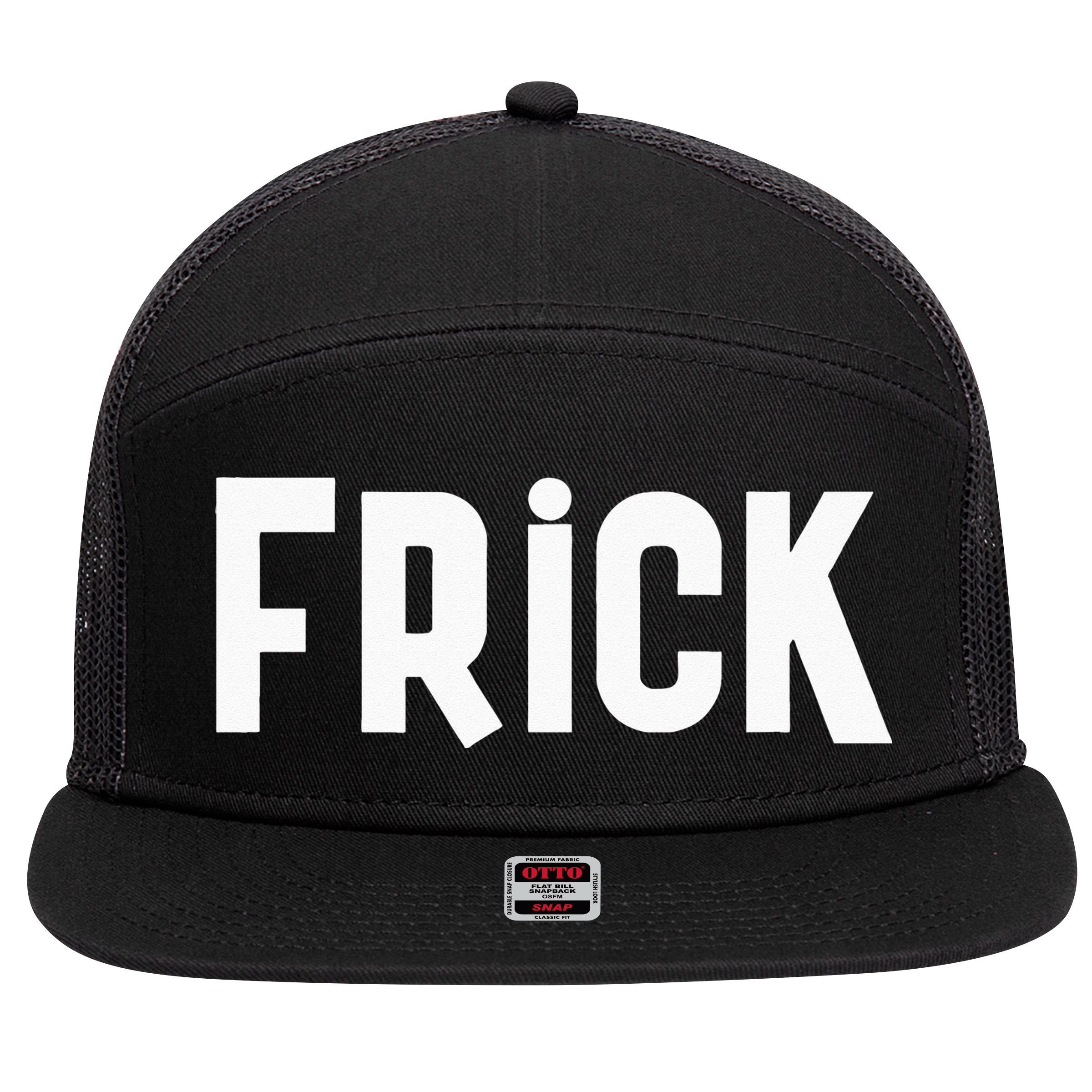 Frick Funny Best Friend Buddy Partner In Crime Matching 7 Panel Mesh Trucker Snapback Hat