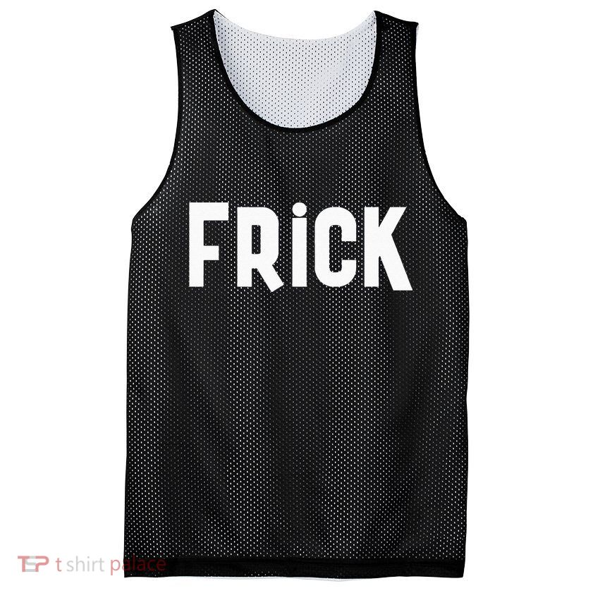 Frick Funny Best Friend Buddy Partner In Crime Matching Mesh Reversible Basketball Jersey Tank